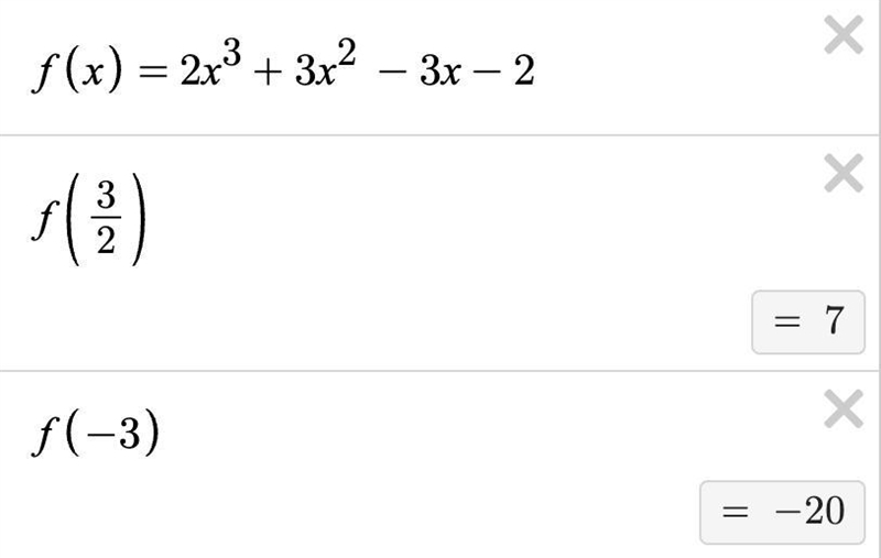 if (2x^3 + ax^2+bx-2) when divided by (2x-3) and (x+3) leaves remainder 7 and -20 respectively-example-1