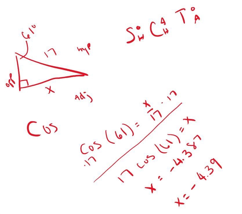 Find the value of x. Round to the nearest tenth. Can you please give me the step by-example-1