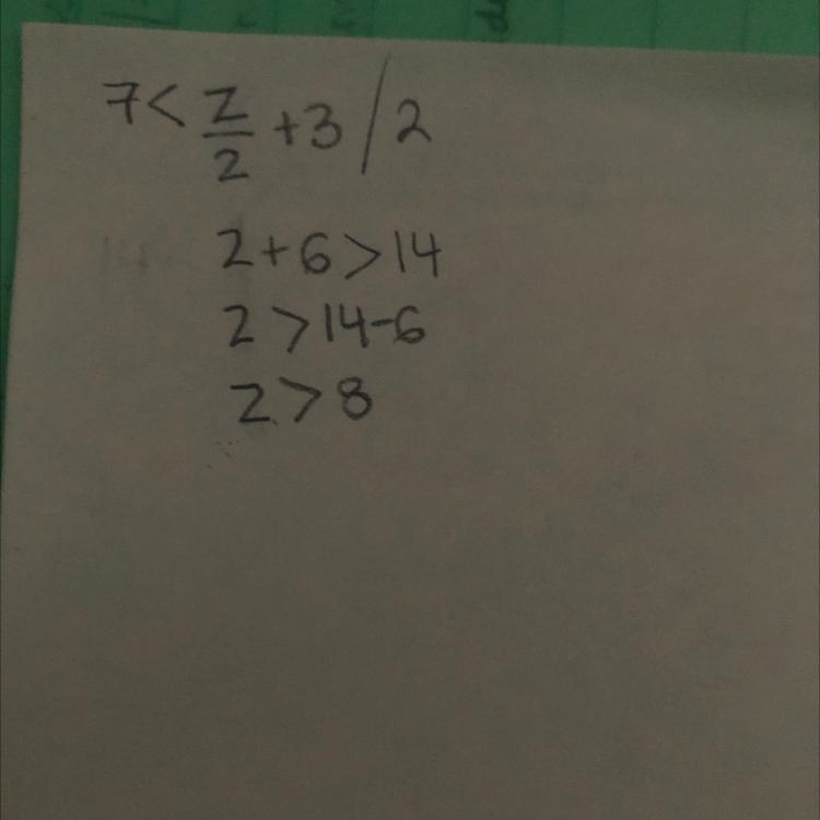 7 < z/2 + 3 what is the value of z-example-1