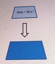 The trapezoid below has been enlarged by a scale of 1.5. What is the area of the enlarged-example-1