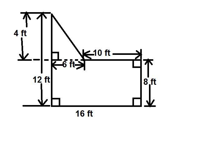 Find of area of the object-example-1