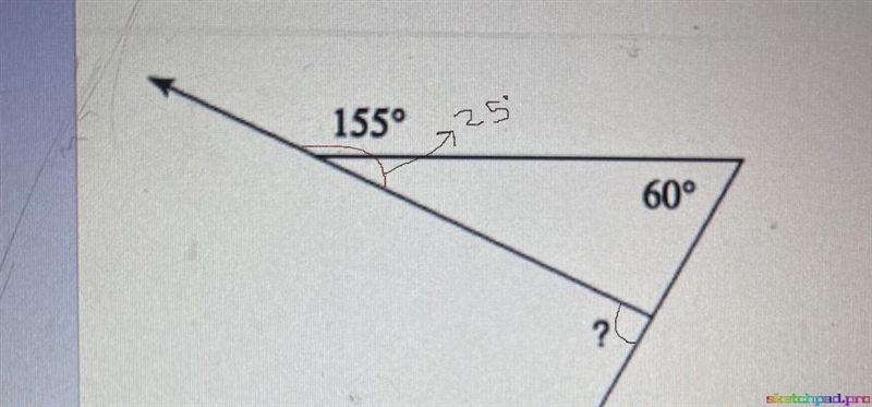 Find the missing angle measurement-example-1