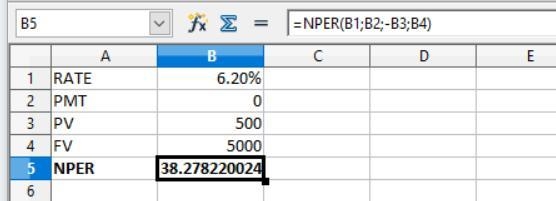 How long will it take Eniola to save $5,000 if she started with $500 and found a rate-example-1