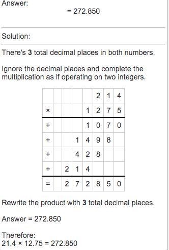 Tbh i forgot how to multiply... what do I put pls explain 21.4x12.75-example-1