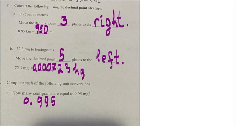 Decimal point strategy question please help and fill in the blanks.-example-1