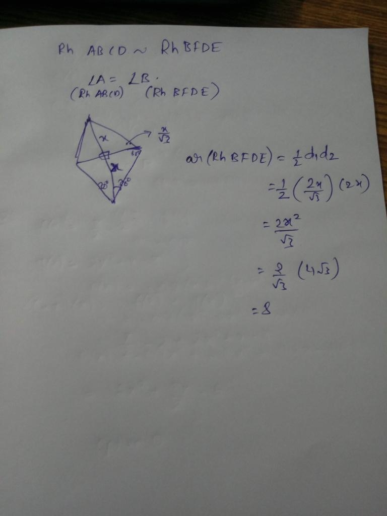 The area of the rhombus is 52 m2 What is the base of the rhombus?-example-2