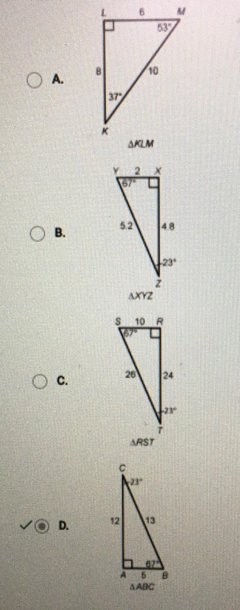 Which triangle makes this statement true?-example-2