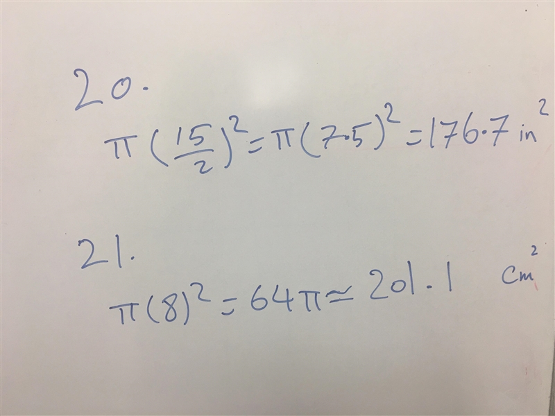 Please help me with 20 and 21​-example-1