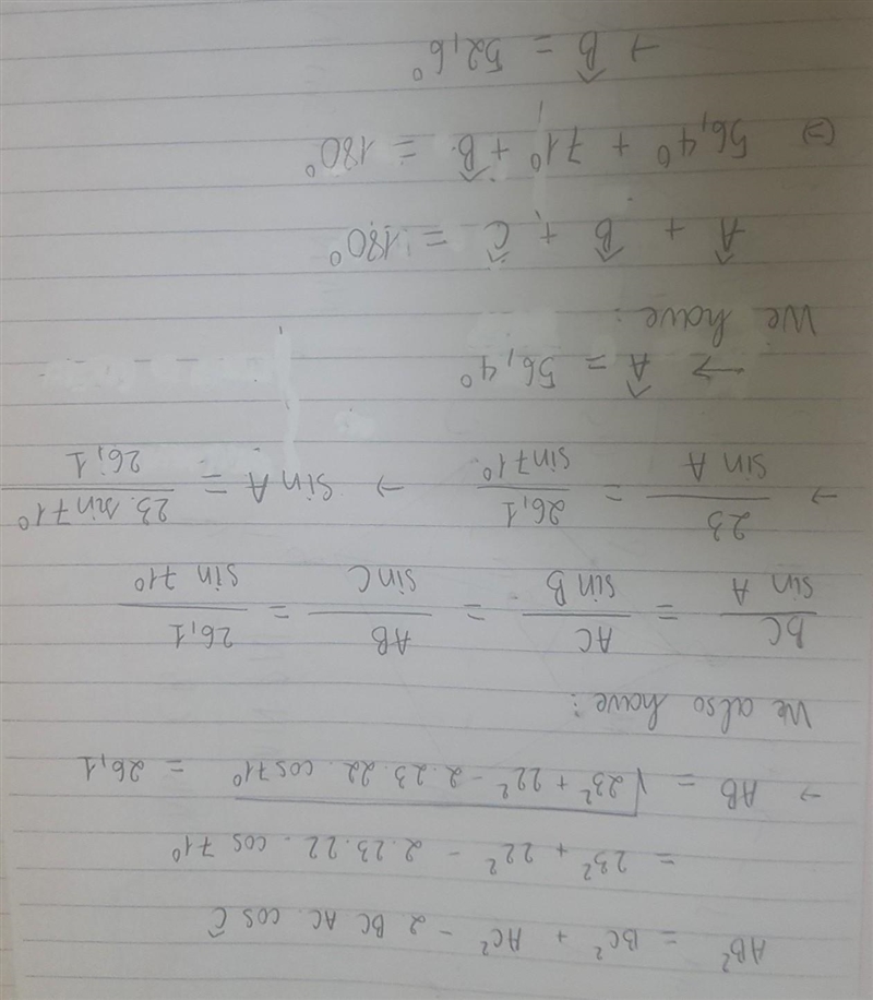 Solve cach triangle. Round your answers to the nearest tenth.-example-1