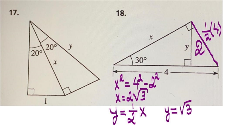 Solve 17 and 18 please.-example-1