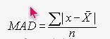 Find and interpret the mean absolute deviation of the data. $4.6,8.5,7.2,6.6,5.1,6.2,8.1,10.3$4.6,8.5,7.2,6.6,5.1,6.2,8.1,10.3​ The-example-1