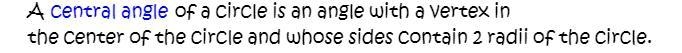 9.2 HW Central Angles, Arc Measures, & Arc Length-example-1