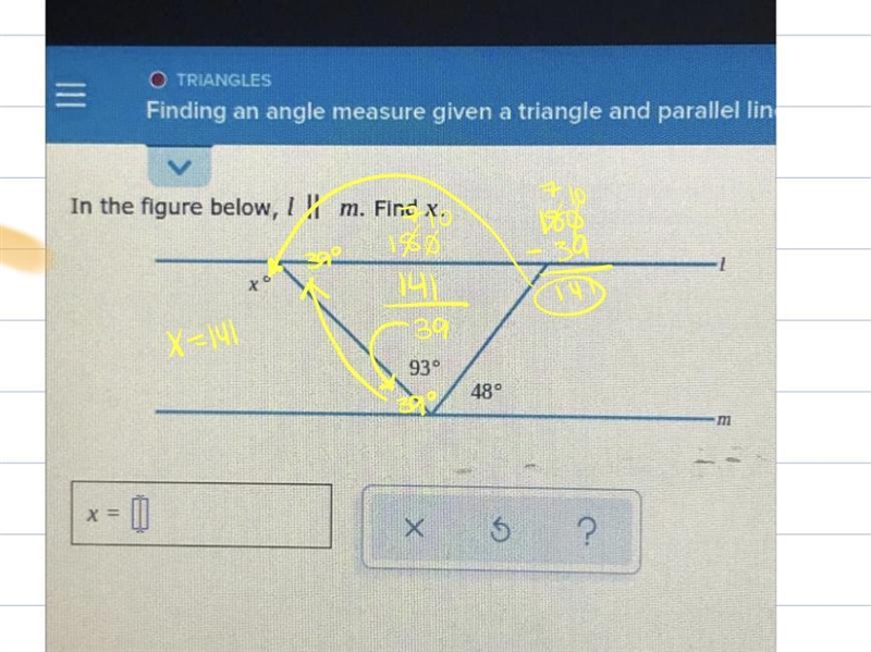 Find x. PLSSSS HELP HURRYYY !!-example-1