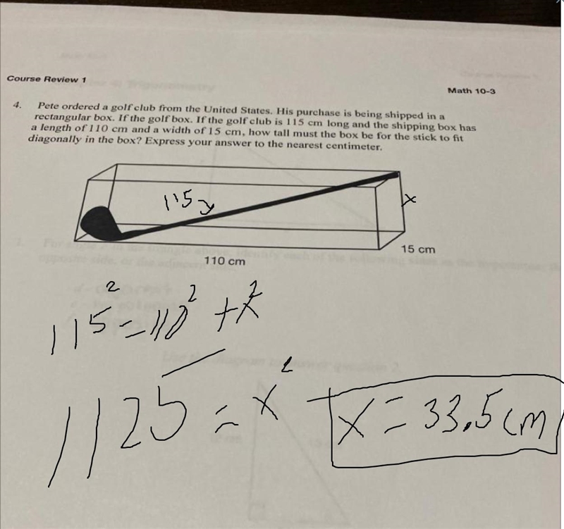 Pythagorean theorem please show work thank you-example-1