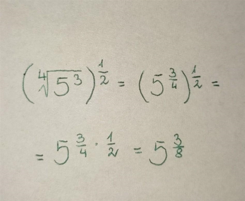 Which expression is equivalent to (4 square root 5 to the power of 3) to the power-example-1