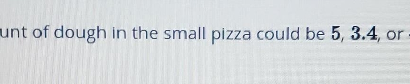 Part C What do the results from part B mean in terms of the pizza situation?-example-2