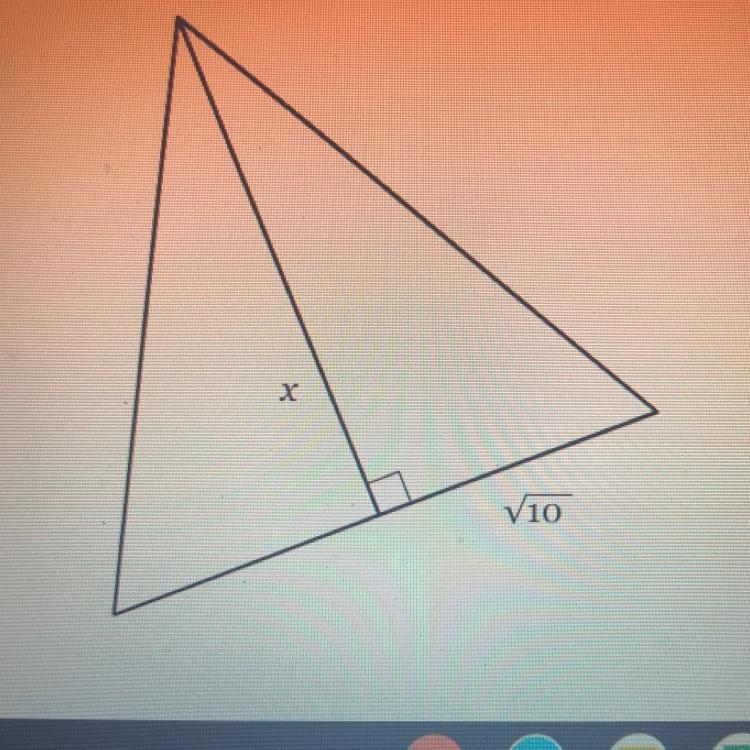 The triangle below is equilateral. Find the length of side x x in simplest radical-example-1