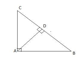 ABC is a triangle right angled at A and D is a point on BC such that AD Ʇ BC. Show-example-1