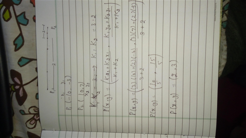 What are the coordinates of the point on the directed line segment from (-10, -3) to-example-1