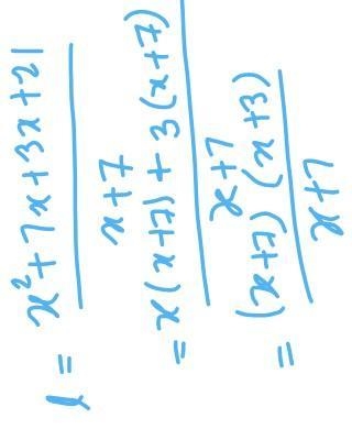 If the area of a rectangle is x^2 + 10x + 21 and the width is x + 7, then what is-example-2