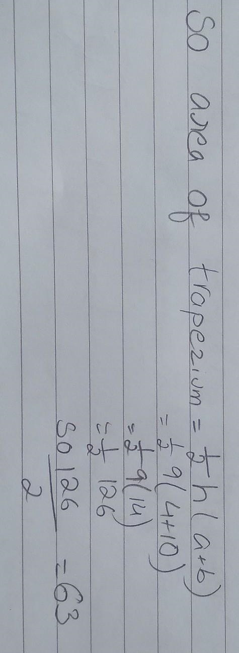 If X = 4 units, Y = 10 units, and h = 9 units, what is the area of the trapezoid shown-example-1