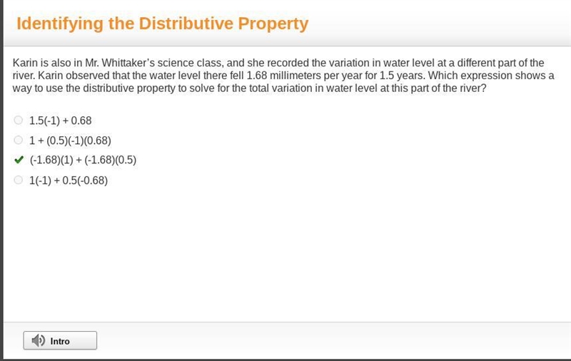 Karin is also in Mr. Whittaker’s science class, and she recorded the variation in-example-1