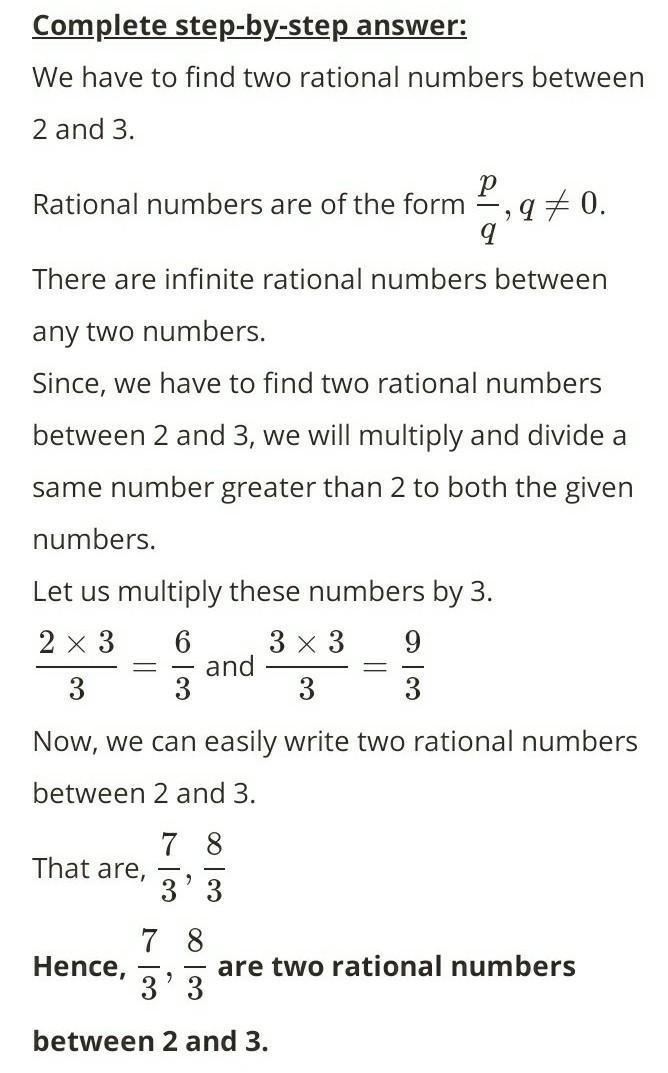 Find the rational number between 2 and 3​-example-1