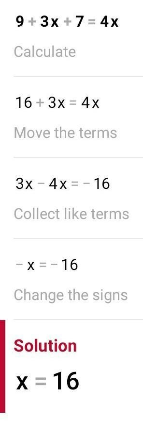 9+3x+7=4x do this pls-example-1