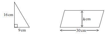 The diargram show a right show a right -angle and a parallelogram the area of the-example-1