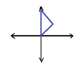 Rotate an isosceles right triangle around a line that contains the triangle's hypotenuse-example-1