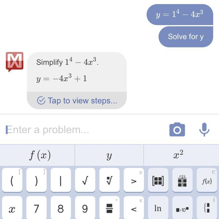 Y=x^4-4x^3.FInd the value of u when x=-1-example-1