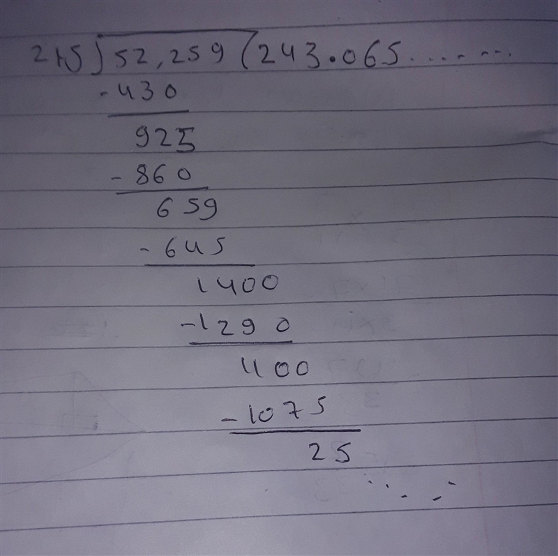 52,259 divided by 215 with remainder-example-1