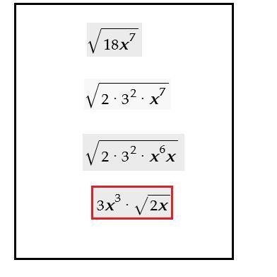 Simplify: squrt 18x⁷-example-1