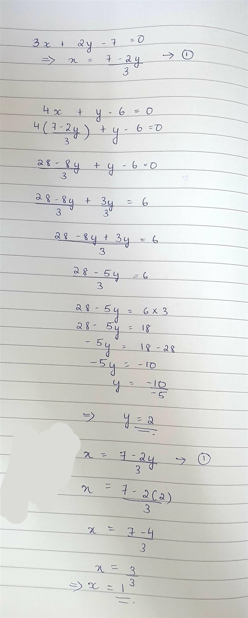 Sub :- Linear Equations-example-1