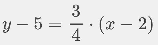 What is the equation in slope-intercept form of the line that passes through the points-example-1