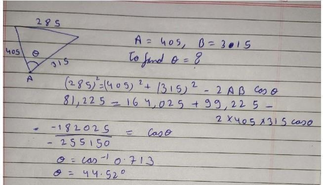 two airplane leave an airport at the same time. after one hour airplane a is 315 kilometers-example-1