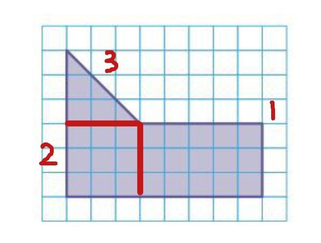 Find the area of the figure.-example-1