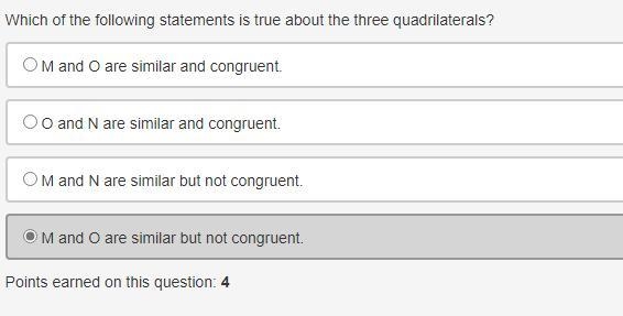 Which of the following statements is true about the three quadrilaterals? O M and-example-1