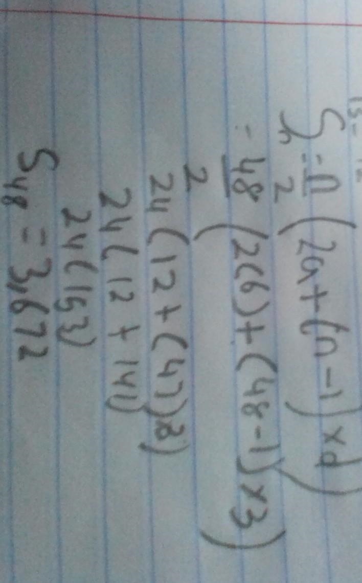 Find the sum of the first 48 terms of the following series, to the nearest integer-example-1