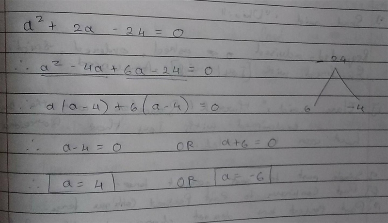 Factor and Solve: Remember the two numbers you choose when factoring, are not your-example-1