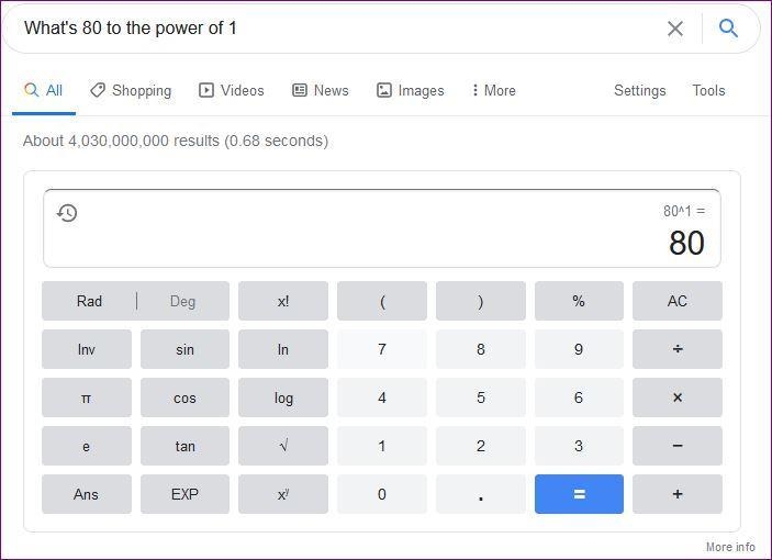 What's 80 to the power of 1-example-1