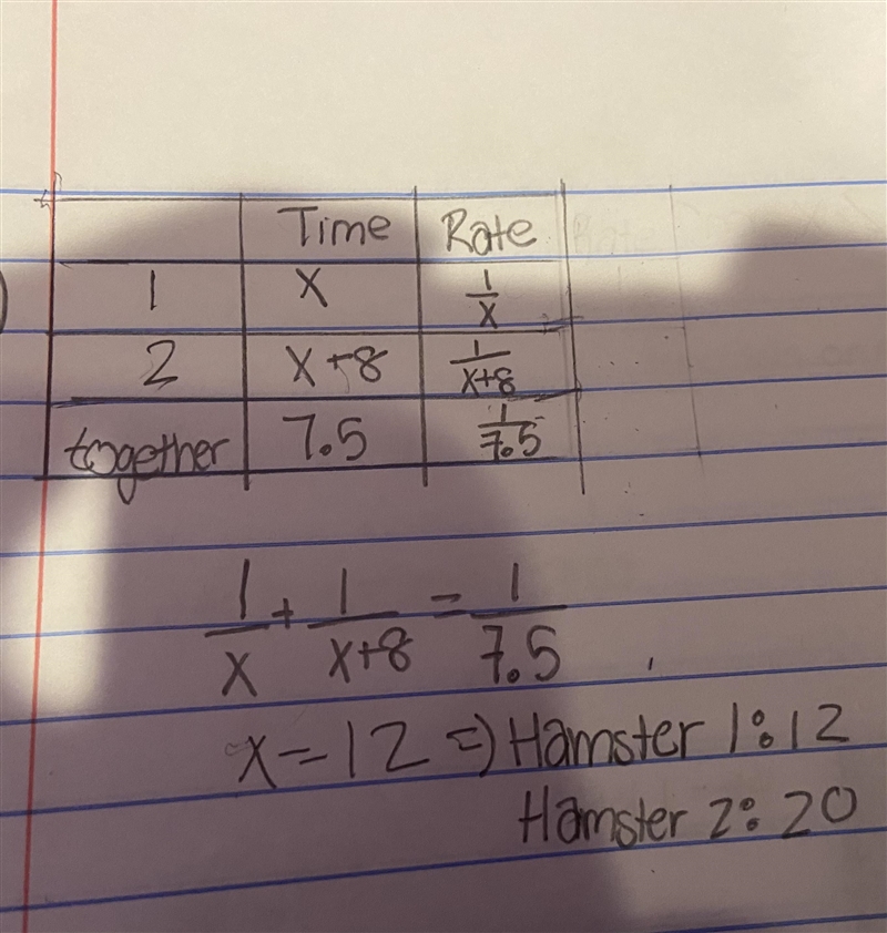 Two hamsters work together and move a pile of sunflower seeds in 7 1 2 minutes. How-example-1