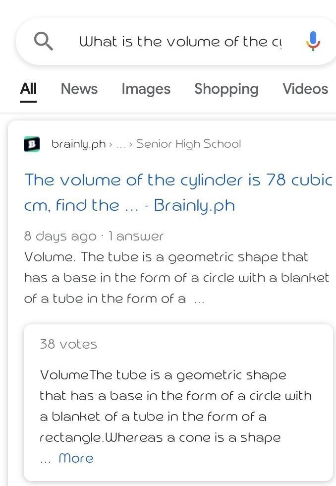 A cylinder has a height of 1.2 cm and the following base. 5 mm What is the volume-example-1