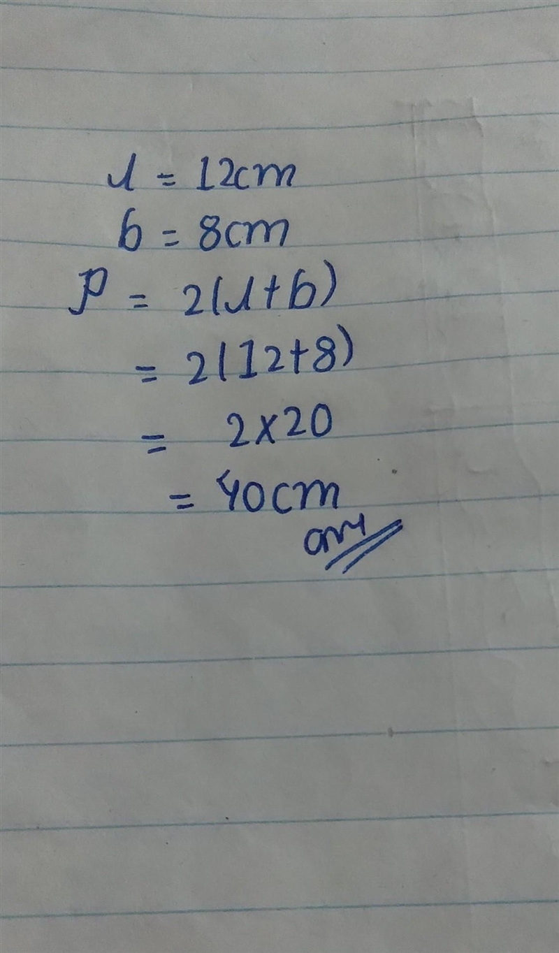 What is the perimeter of 12cm and 18cm-example-1