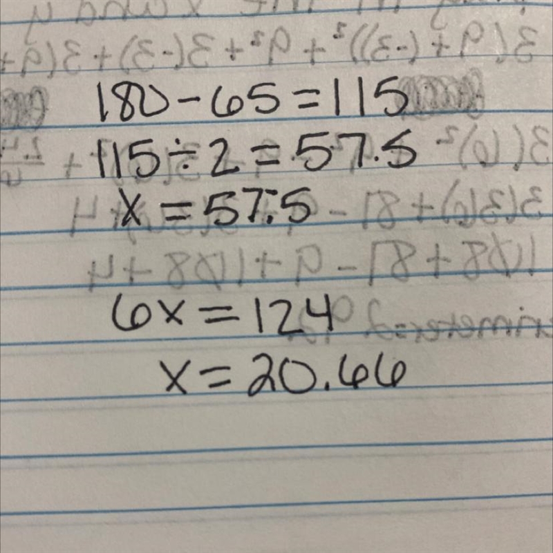 Find the value of x in each case.-example-1