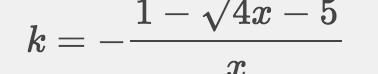 Find the value of k for which equation k2x2+2kx=4x-6 has no real roots.-example-1