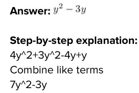 HELP! HOW DO I SOLVE THIS??? 4y + y to 4y2​-example-1