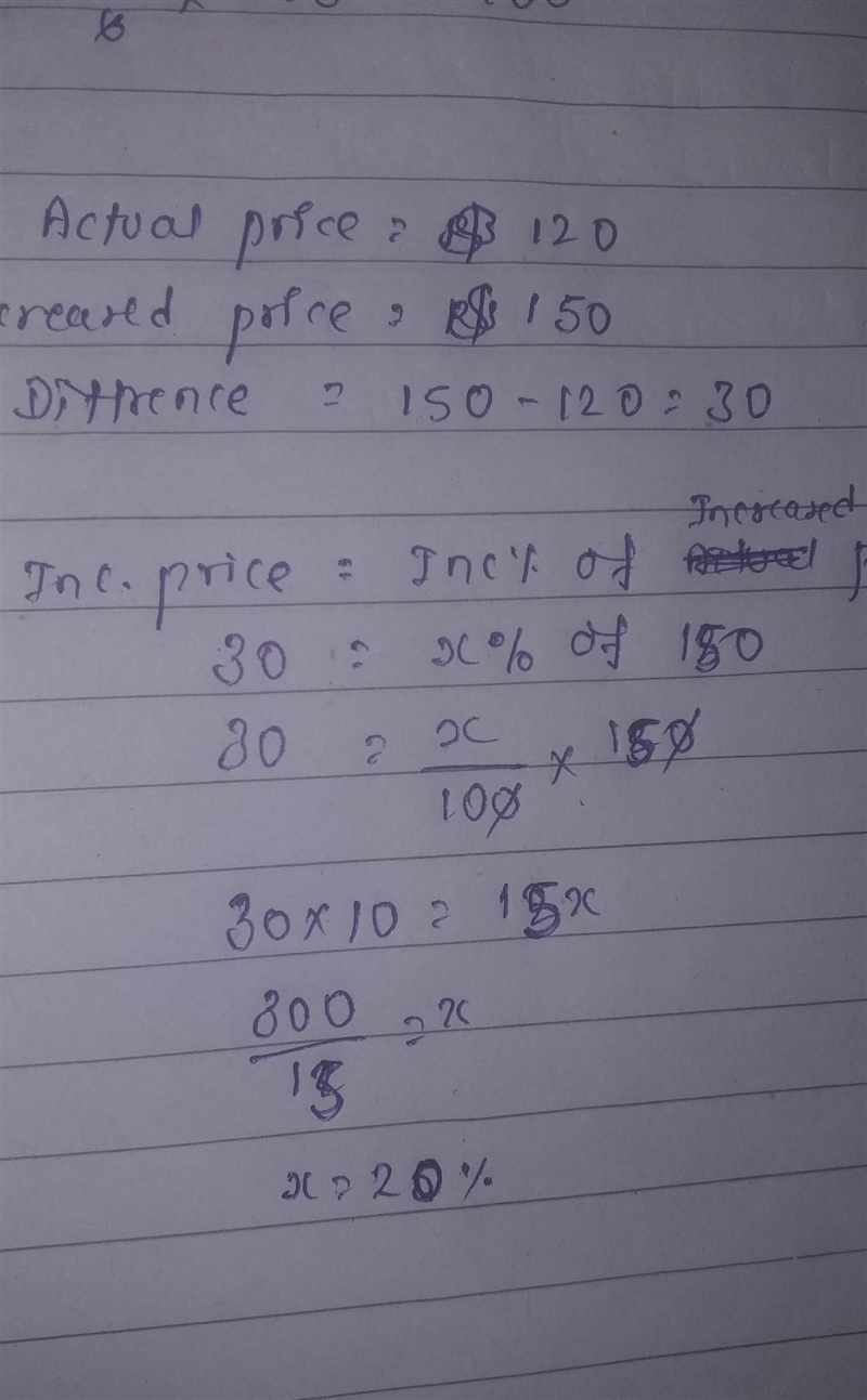 A pair of AirPods cost $120 at the store. A person bought a pair and sold it online-example-1