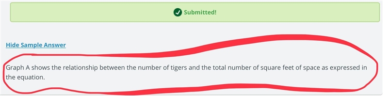 Which graph shows the relationship between the number of tigers and the total number-example-1