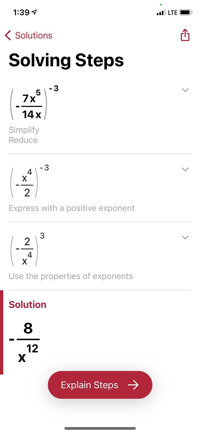 Simplify using laws of exponents. Write your asnwer using positive exponents​-example-1